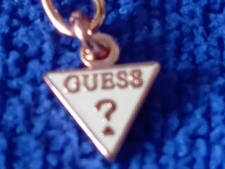 Conjunto Joyería Guess Corazón Dorado y Rosa