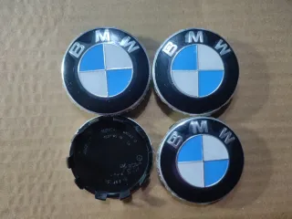 Tapabujes BMW 56mm azul y blanco centro rueda logo