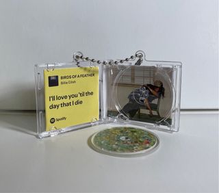 Llavero Mini CD Billie Eilish con NFC