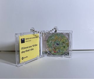 Llavero Mini CD Billie Eilish con NFC