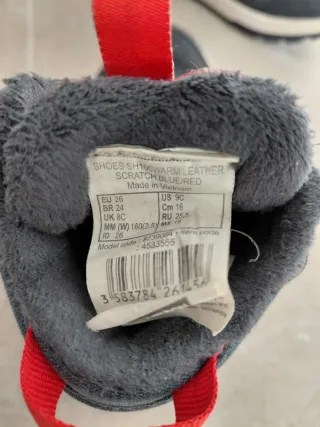 Botas cálidas de nieve para niños talla 26