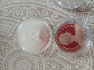 Colección Monedas Plata. 4 monedas