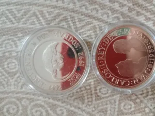 Colección Monedas Plata. 4 monedas