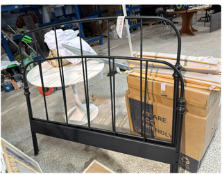 Cama individual Ikea Lillesand metal negro