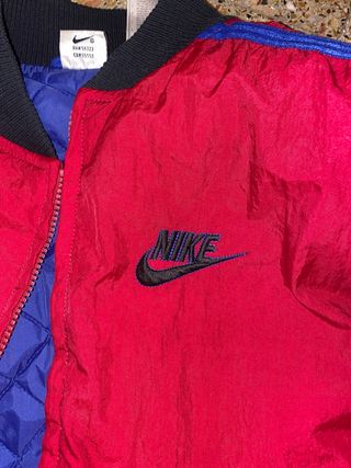 Bomber Nike Vintage Rossa Nera Taglia L