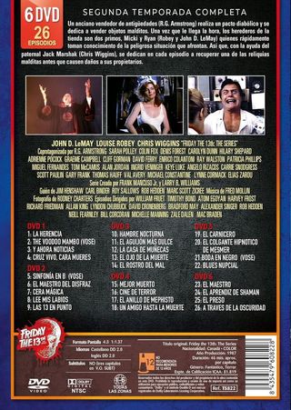 Pack Misterio para Tres Serie TV Temp 1 y 2 DVD