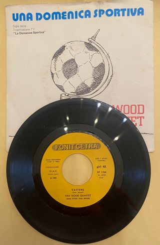 45 giri Van Wood Quartet - Una Domenica Sportiva