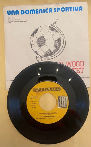 45 giri Van Wood Quartet - Una Domenica Sportiva
