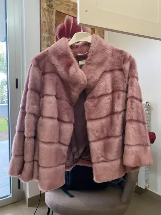 Nenette - Elegante Pelliccia Ecologica Rosa