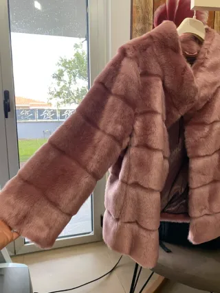 Nenette - Elegante Pelliccia Ecologica Rosa