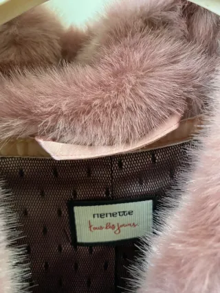 Nenette - Elegante Pelliccia Ecologica Rosa