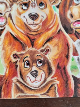 Ritratto Koda Fratello Orso 2 24x33cm