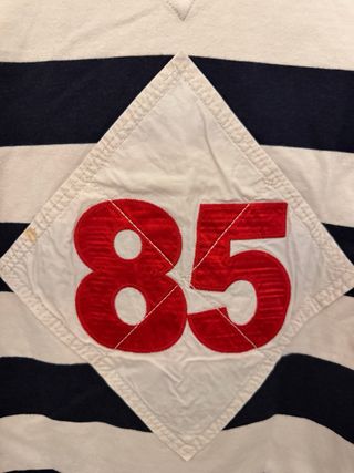 Camiseta Tommy Hilfiger Rayas Beige/Azul