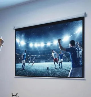 Pantalla de Proyector Eléctrica 84" 4K 8K 191x139