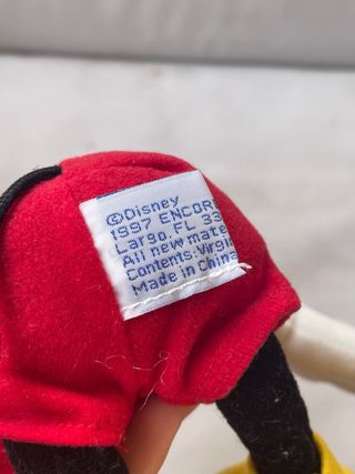 Muñeco Mickey Mouse Peluche 1997
