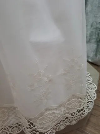 Vestido de Comunión Blanco Roto Encaje