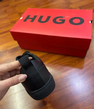 Sneakers Hugo Nere Tg 39 con scatola compresa