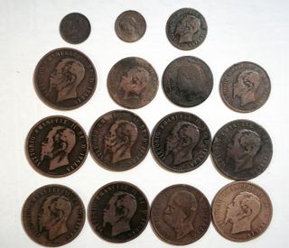 Lote 96 Monedas Antiguas del Reino de Italia