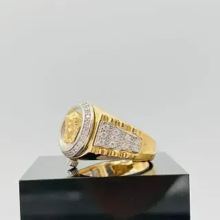 SELLO REDONDO RELOJ MEDUSA Y CIRCONITAS