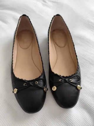 Manoletinas Ralph Lauren Negras