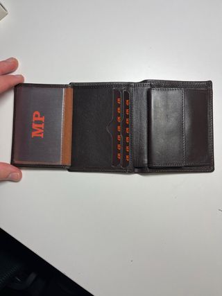 Cartera CP Pascual Hombre Cuero Marrón Nueva