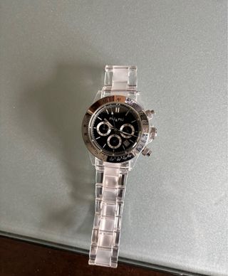 Orologio Piu & Piu Unisex Nero e Argento