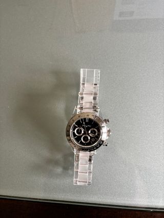 Orologio Piu & Piu Unisex Nero e Argento