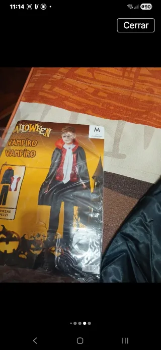 Disfraz Vampiro Niño 7 años