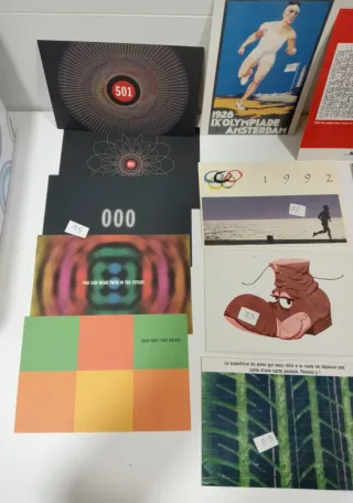 Lote de 17 Postales Publicidad Variada