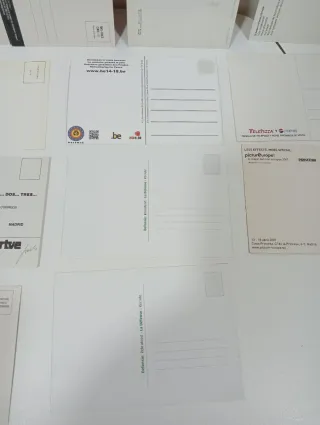 Lote de 17 Postales Publicidad Variada