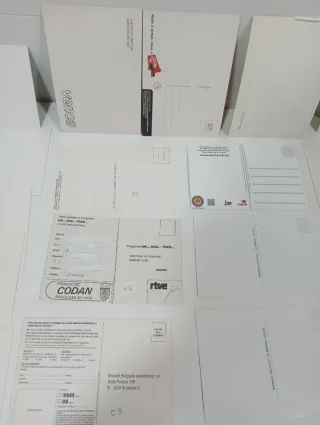 Lote de 17 Postales Publicidad Variada