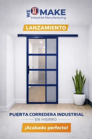 Puerta corredera cristalera
