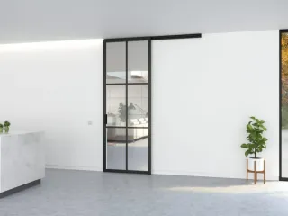 Puerta corredera cristalera