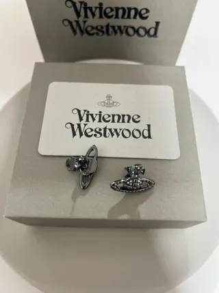 Pendientes Vivienne Westwood Orb Negro