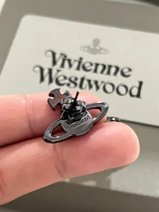 Pendientes Vivienne Westwood Orb Negro