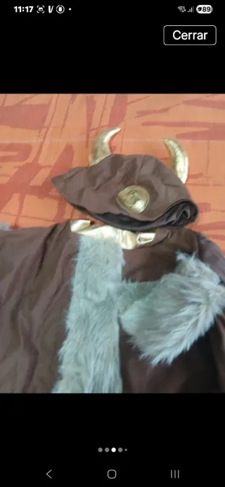 Disfraz Vikingo Niño Talla 8 Años