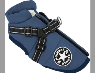 Chaqueta para perro pequeño con arnés,