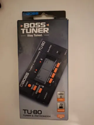 Afinador Boss TU-80 con 2 batterie nuove