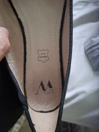 Manoletinas Negras Talla 38