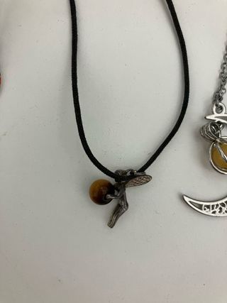 Collar esotérico con colgantes