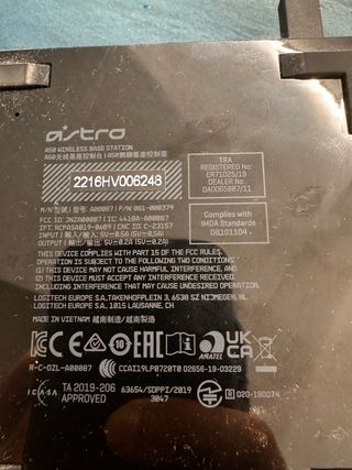 Base Astro A50 Gen 4 - Kit Completo