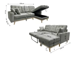 CONFORTABLE SOFA NURIA