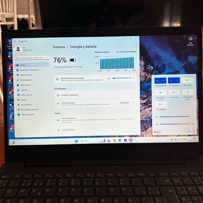 Lenovo i7 10ª Gen-SSD 256GB- Rápido y Como Nuevo.. afbeelding 9