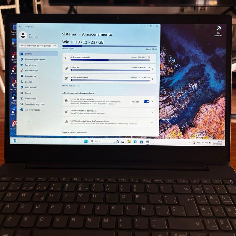 Lenovo i7 10ª Gen-SSD 256GB- Rápido y Como Nuevo.. afbeelding 3