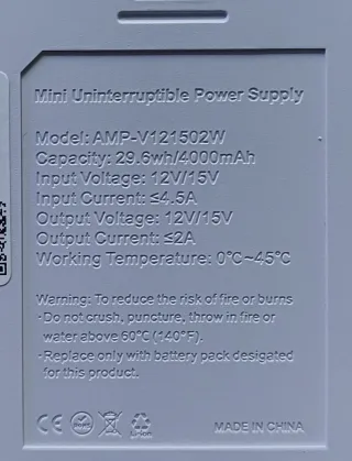 Mini SAI para Router