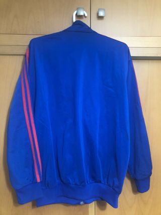 Chaqueta Adidas Retro Azul y Roja