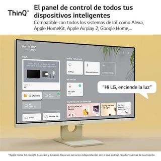 Monitor LG Smart 27 Full HD Bianco