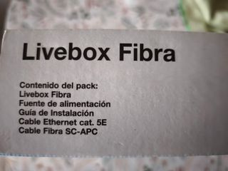 Livebox Fibra Router