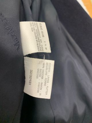 Cappotto Max Mara Lana Cashmere Blu Scuro Tg 44