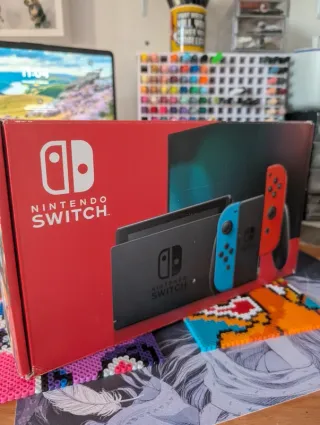 Nintendo Switch V2 Completa Blu/Ros